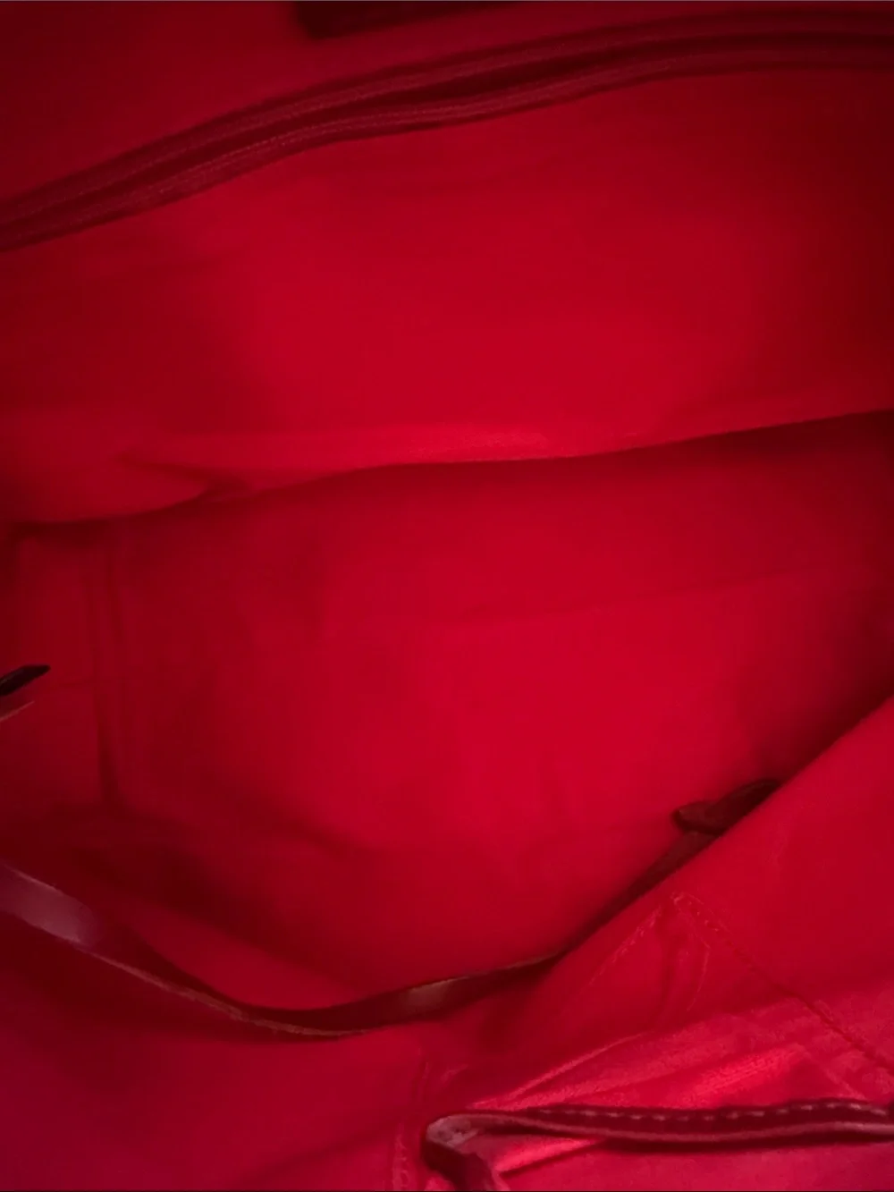 Dooney & Bourke Red, Black & Cream Zebra-Print Satchel
